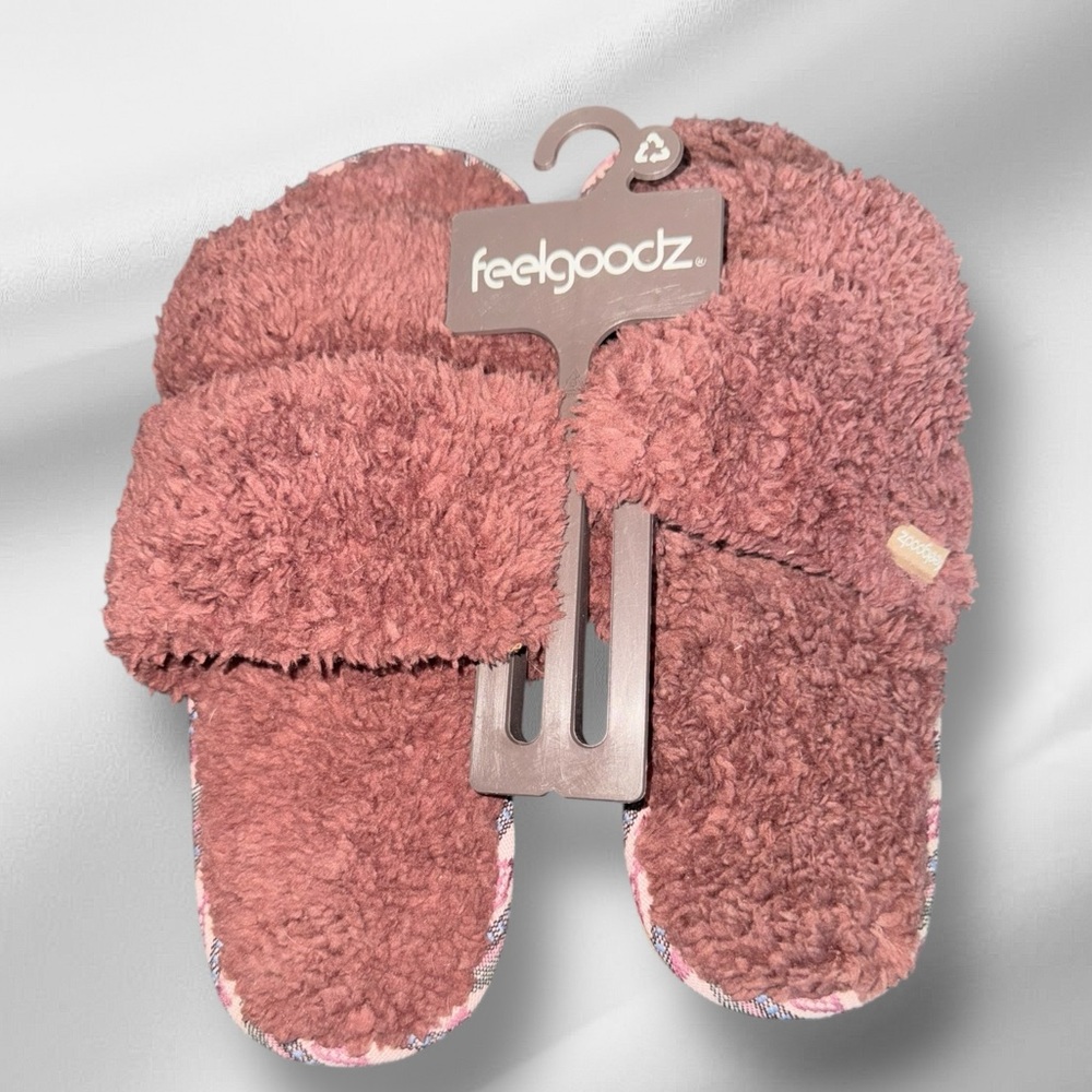 Feelgoodz Women's Cozy Slippers - Brown
